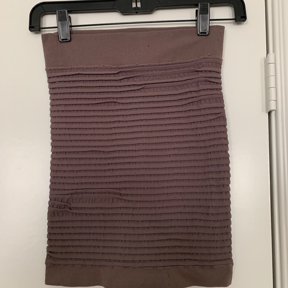 BCBGeneration brown stretch mini skirt